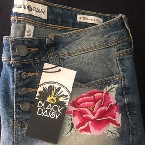 Black Daisy Jeans